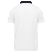 Tweekleurige herenpolo jersey White / Navy 3XL