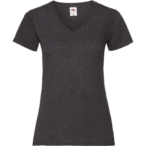 Lady-fit Valueweight V-neck T (61-398-0)