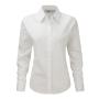 Ladies' Classic Oxford Shirt LS - White - XS (34)