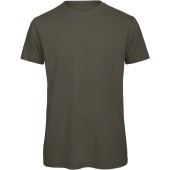 Organic Cotton Crew Neck T-shirt Inspire Khaki S