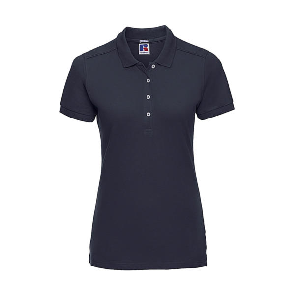 Ladies' Fitted Stretch Polo - French Navy - S