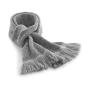 Classic Knitted Scarf - Heather Grey - One Size