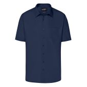 Men's Business Shirt Short-Sleeved - navy - 6XL
