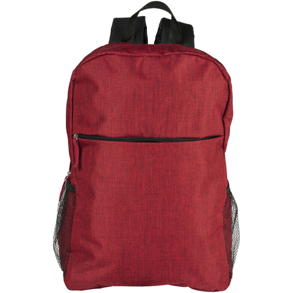 Hoss 15" laptop backpack 18L - Heather dark red