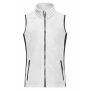 Ladies' Workwear Fleece Vest - STRONG - - white/carbon - XS