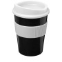 Americano® Medio 300 ml beker met grip - Zwart/Wit