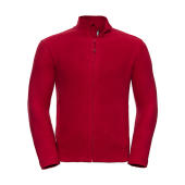 Men's Full Zip Microfleece - Classic Red - L