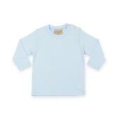 Baby/Toddler Long Sleeve T-Shirt, Pale Blue, 6-12, Larkwood