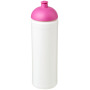 Baseline® Plus grip 750 ml bidon met koepeldeksel - Wit/Roze