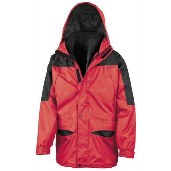 Alaska 3-in-1 Jacket, Red/Black, L, Result