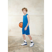 Kids' basketball jersey White 4/6 years