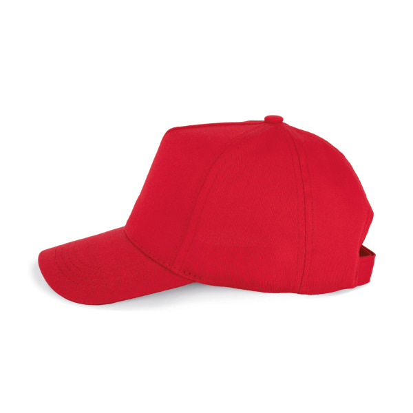 Kids 5-Panel-Kappe. Aus Baumwolle Red One Size