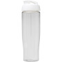 H2O Active® Tempo 700 ml sportfles met flipcapdeksel - Transparant/Wit
