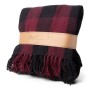 SENZA Recycled Cotton Plaid Geruit Bordeaux
