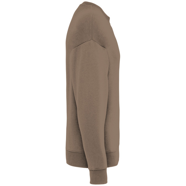 Ecologische oversized uniseks sweater met ronde hals Driftwood L