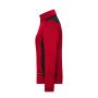 Ladies' Knitted Workwear Fleece Jacket - STRONG - - red-melange/black - 4XL