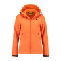 L&S Jacket Hooded Softshell for her Orange XL