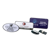 Name Badges with Magnetic Attachment 75x40mm or 75x30mm Name Badges with Magnetic Attachment 75x40mm or 75x30mm