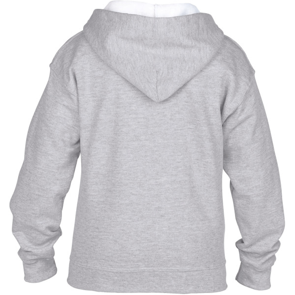 Heavy Blend™classic Fit Youth Full Zip Hooded Sweatshirt Sport Grey S