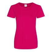 AWDis Ladies Cool Smooth T-Shirt, Hot Pink, XS, Just Cool