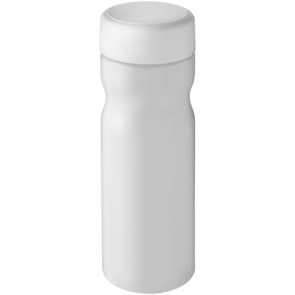 H2O Active® Base 650 ml screw cap water bottle - White
