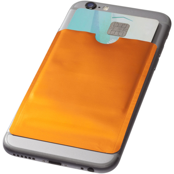 Exeter RFID kaarthouder voor telefoon - Oranje