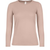 #E150 Ladies' T-shirt long sleeves Millennial Pink XXL