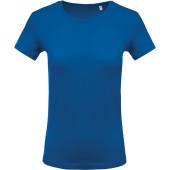 Ladies' crew neck short sleeve T-shirt Light Royal Blue M