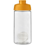 H2O Active® Bop 500 ml shaker bottle - Orange/Transparent