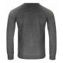 Merino U-Neck Dark Grey melange M