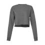 Women's Cropped Crew Fleece - Deep Heather - S