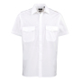 Pilot Short Sleeved Shirt White 15 UK