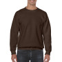 Gildan Sweater Crewneck HeavyBlend unisex 105 dark chocolate S