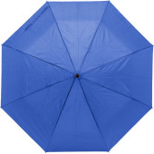 Pongee (190T) paraplu Zachary kobaltblauw