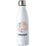 Roestvrijstalen fles Domas wit