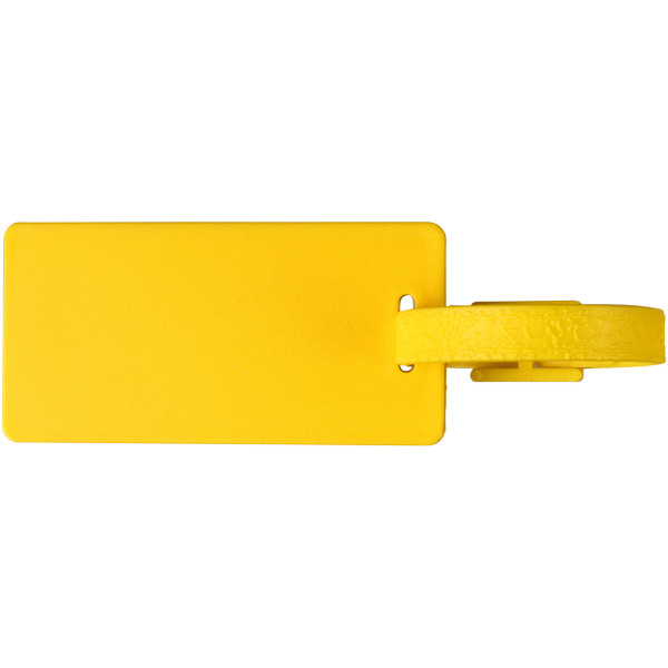 River window luggage tag - Yellow