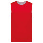 Unisex Omkeerbaar Sportshirt Sporty Red / White S