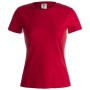 Kleuren Dames T-Shirt "keya" WCS150 - ROJ - L