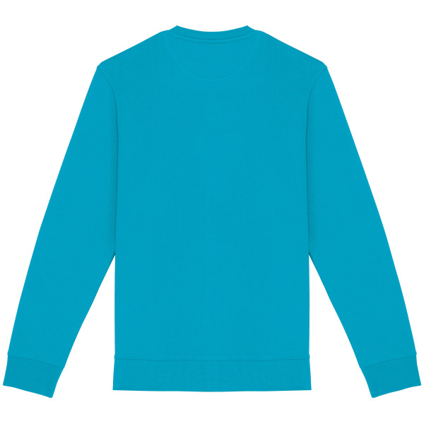 Ecologische uniseks sweater met ronde hals Light Turquoise 3XL
