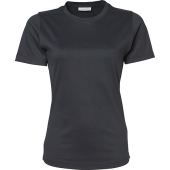 Ladies Interlock T-Shirt - Dark Grey - XL