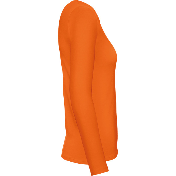 #E150 Ladies' T-shirt long sleeves Orange XXL