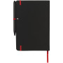 Noir Edge medium notitieboek - Zwart/Rood