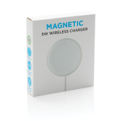 5W magnetisk trådløs oplader, hvid