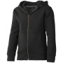Arora kinder hoodie met ritssluiting - Zwart - 140