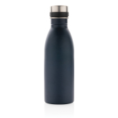 Deluxe RVS water fles, donkerblauw