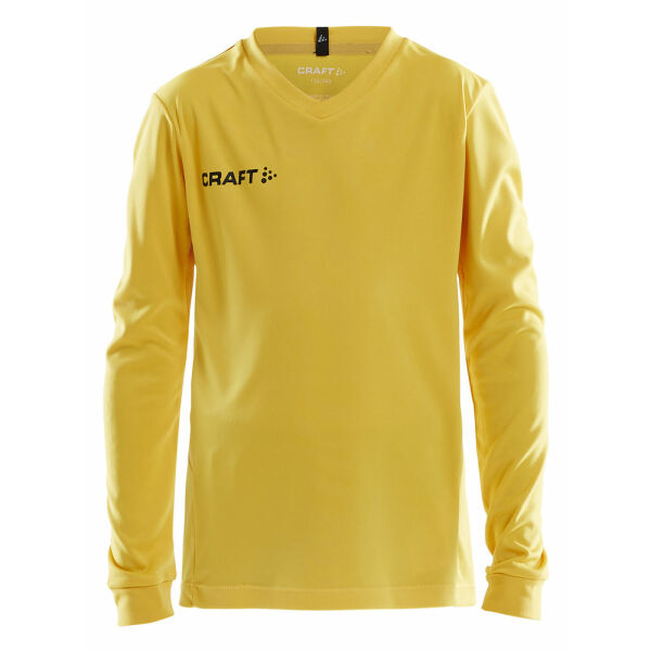 Craft Squad solid jersey LS jr Swe. yellow 158/164