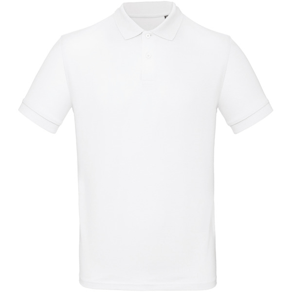 Men's organic polo shirt White S