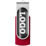 Rotate-doming USB 2GB - Rood/Zilver