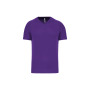 Heren-sport-t-shirt V-hals Violet M