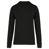 Ecologische sweater met ronde hals Black XS